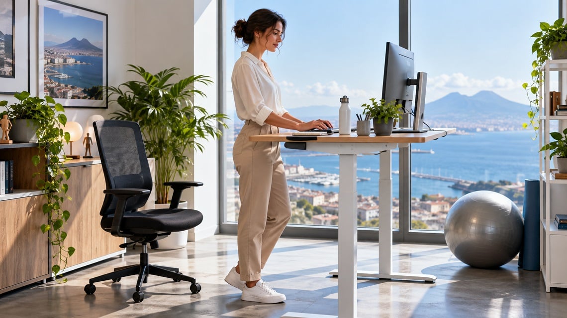 Lavorare in piedi fa bene? Il problema vero è restare immobili